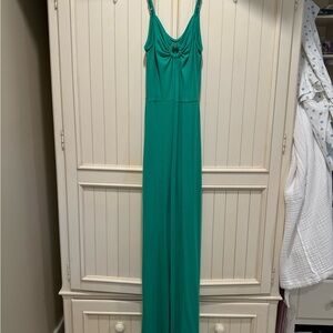 love, Fire Teal Maxi Dress